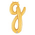 24  Script Letter  G  Gold (Air-Fill Only)