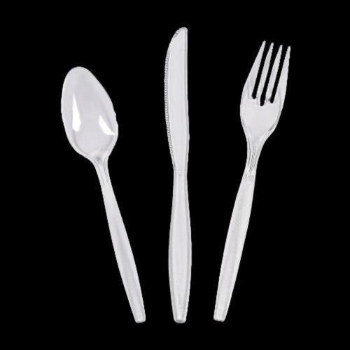 Clear Plastic Cutlery Sets