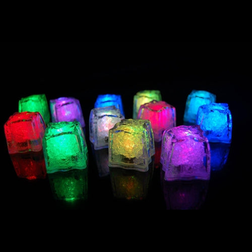 Multicolor Rainbow LED Light Up Ice Cubes