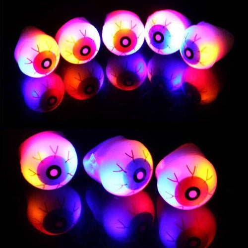 LED Jelly Eyeball Rings - Assorted