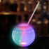 LED Light Up 20 Oz Glass Ball Tumbler - Multi Color