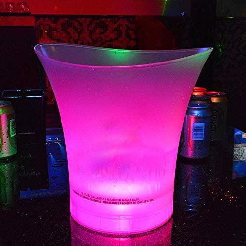 LED Light Up 5L Ice Bucket With Multi Colors Changing