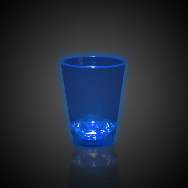 LED Light Up Blue 1.5 Oz Shot Glass