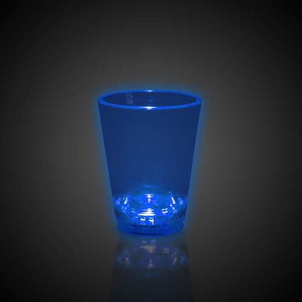 LED Light Up Blue 1.5 Oz Shot Glass