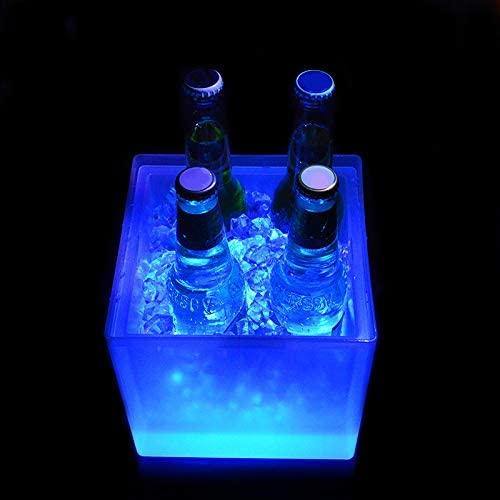 LED Multi Color Light Up Flashing 3.5L Ice Bucket