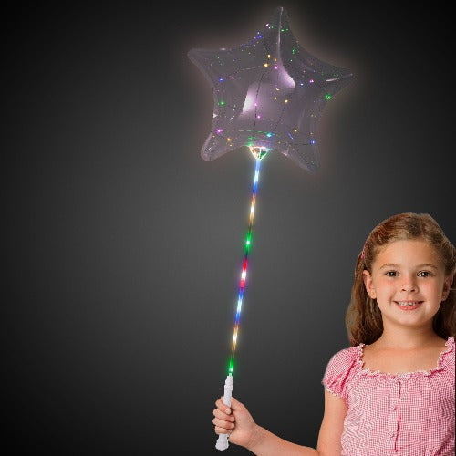 Multi-Color LED Light Up Star Balloon