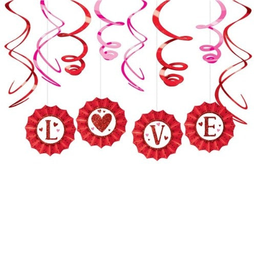 Valentine Hanging Swirls Kit