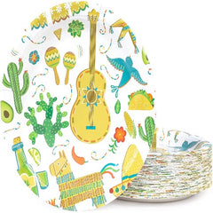 Lets Fiesta Mexican Party Dinner Plates