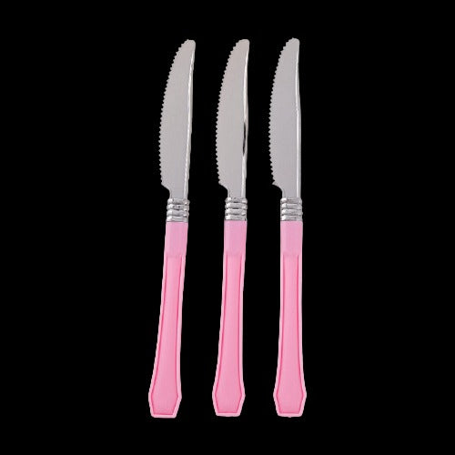 Light Pink Premium Plastic Knives