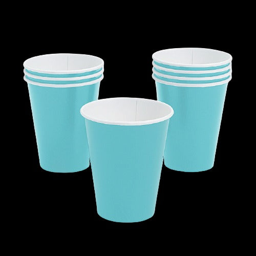 9 Oz Light Blue Color Paper Cups