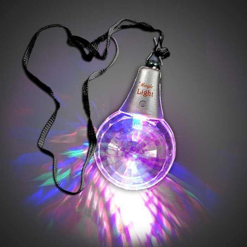 LED Light Up Flashing Lightshow Pendant Necklace