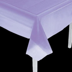 Lilac Rectangle Plastic Tablecloth