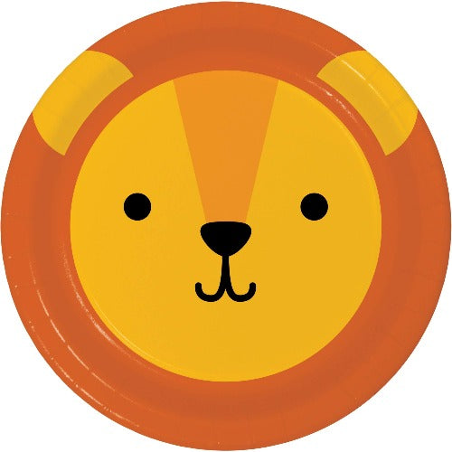 Lion Party Sturdy Paper Dinner Plates