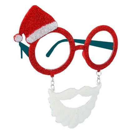 Non Light Up Moustache Santa Sunglasses