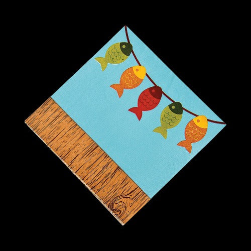 Little Fisherman Luncheon Napkins