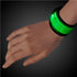 LED Light Up Green Slap Bracelet