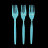 Light Blue Color Plastic Forks