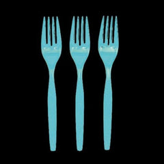 Light Blue Color Plastic Forks