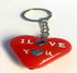 Shocking Flashlight Heart I Love You Keychain