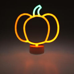 Halloween Pumpkin Neon Lights