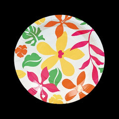 Luau Paper Dinner Plates