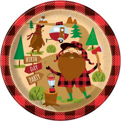 Lumberjack Birthday Party Dinner Plates