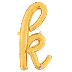 24  Script Letter  K  Gold (Air-Fill Only)