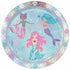 Mermaid Under Water Party Plates