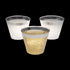 9 Oz Small Plastic Cups with Silver Trim