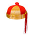 Red & Gold Mandarin Hat