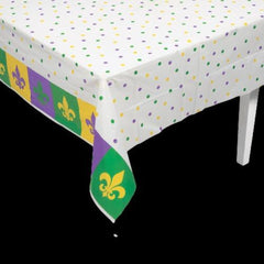 Mardi Gras Plastic Tablecloth