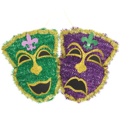 Comedy Tragedy Tinsel Hanging Decoration