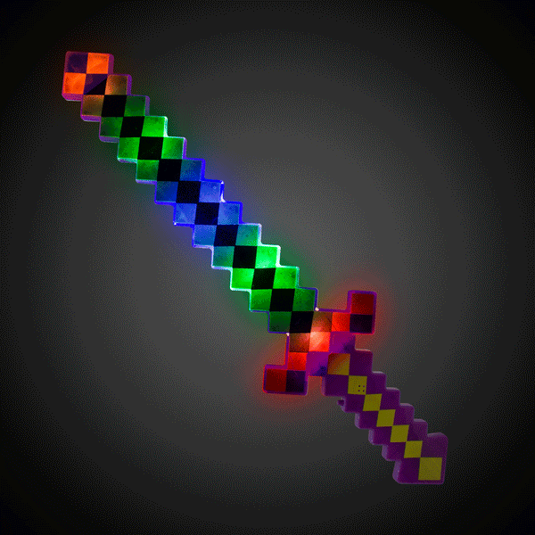 33 Inch LED Mardi Gras Pixel Sword