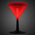 Glow In The Dark Martini Glass - 9 Oz