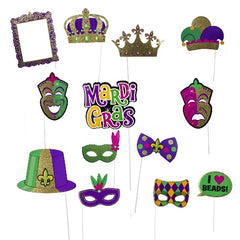 Mardi Gras Photo Prop Kit