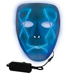 LED Blue EL Wire Mask