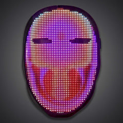 Bright UP Mask EX 6枚 Full Face LED Light Up Shining Mask | PartyGlowz.com