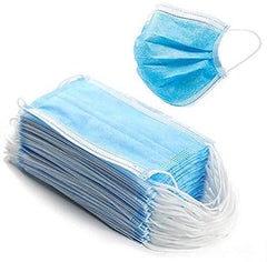 Blue Surgical Protective Disposable 3 Ply Mask - Pack of 50 Masks