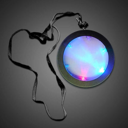 LED Flashing Medallions Necklace