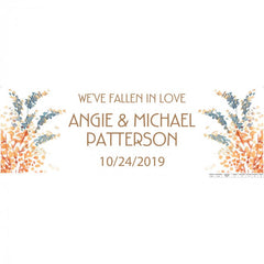 Sweet Fall Wedding Custom Banner - Small