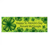 Four-Leaf Clover St. Patricks Day Custom Banner - Small