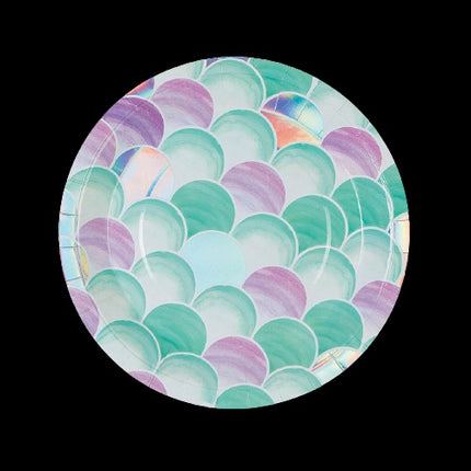 Mermaid Sparkle Paper Dinner Plates