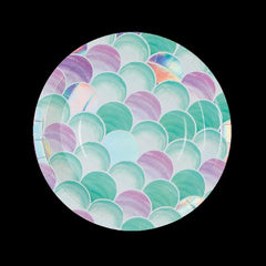Mermaid Sparkle Paper Dinner Plates