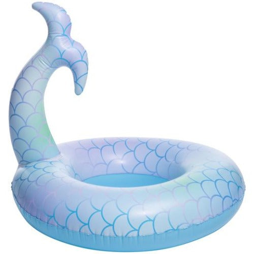 Mermaid Tail Inner Tube Pool Float 33in x 31in