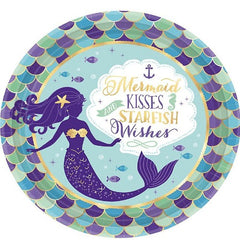 Mermaid Party Dinner Plates