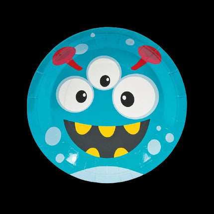 Mini Monster Paper Dinner Plates