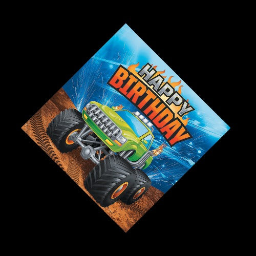 Monster Truck Party Luncheon Napkins