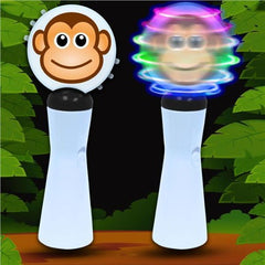 8 Inch LED Monkey Coin Spinner Wand