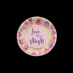 Mothers Day Floral Paper Dessert Plates