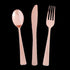 Premium Metallic Color Plastic Cutlery